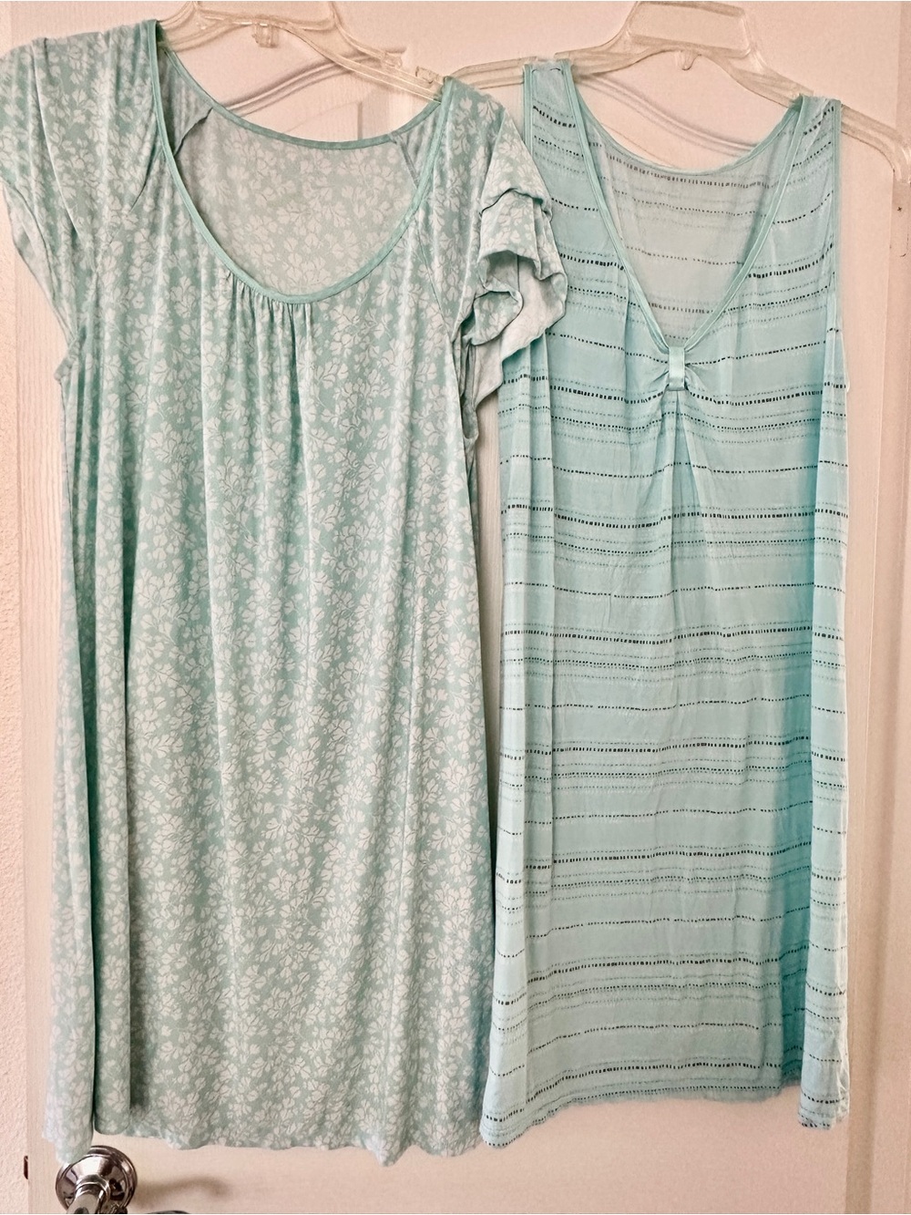 Alfani Mint Green Pair of Sleep Chemises